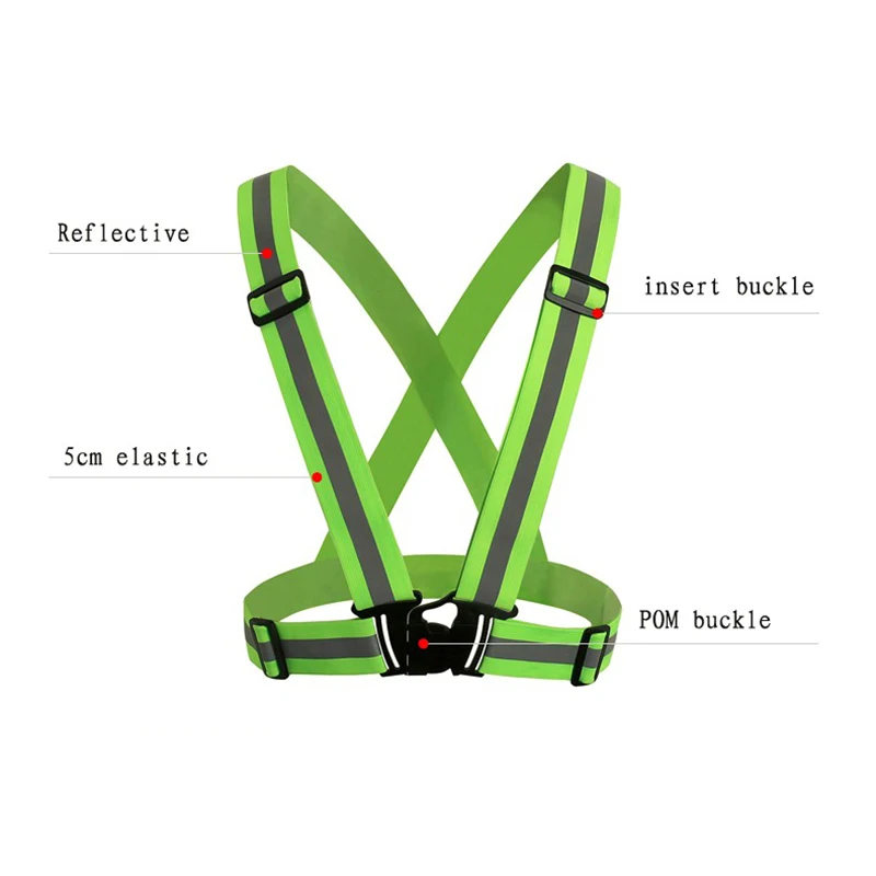 Светоотражающий ремень для мотоциклистов защитный высокий светильник корпус