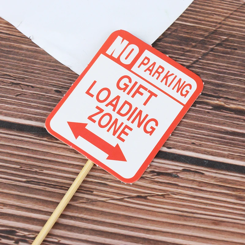 Милый Экскаватор Бульдозер торт Топпер мультфильм дорожные знаки с днем