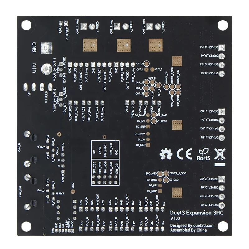 

B2EF Advanced 32Bit Cloned Duet 3 Expansion 3HC Upgrades Controller Board for 3D Printer 1 Pack