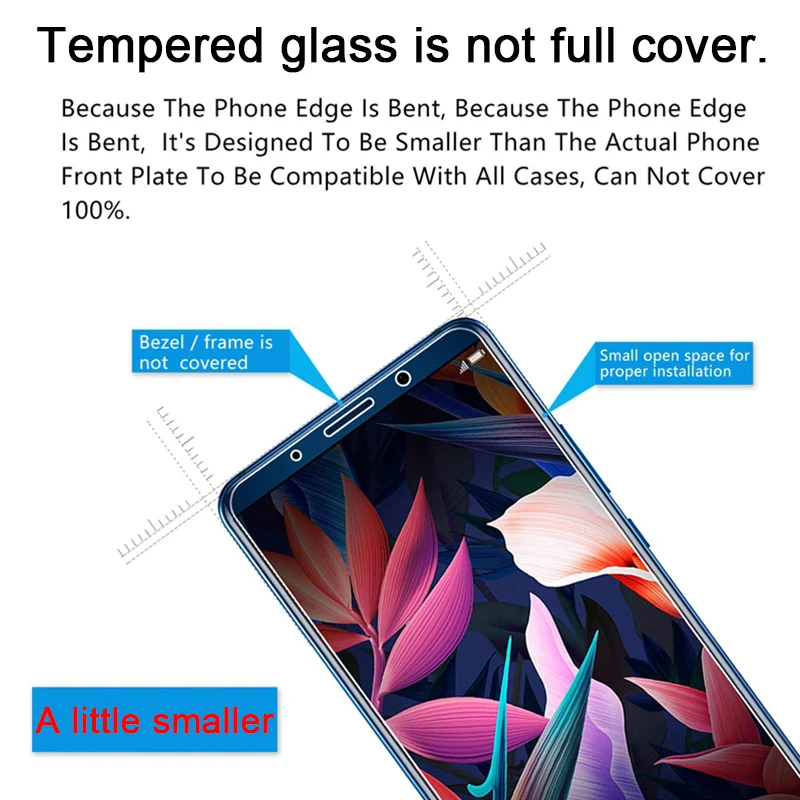 Взрывозащищенное Закаленное стекло для Huawei Y6 Pro 2019 Защита экрана Y9 Y5 Y7 Prime |