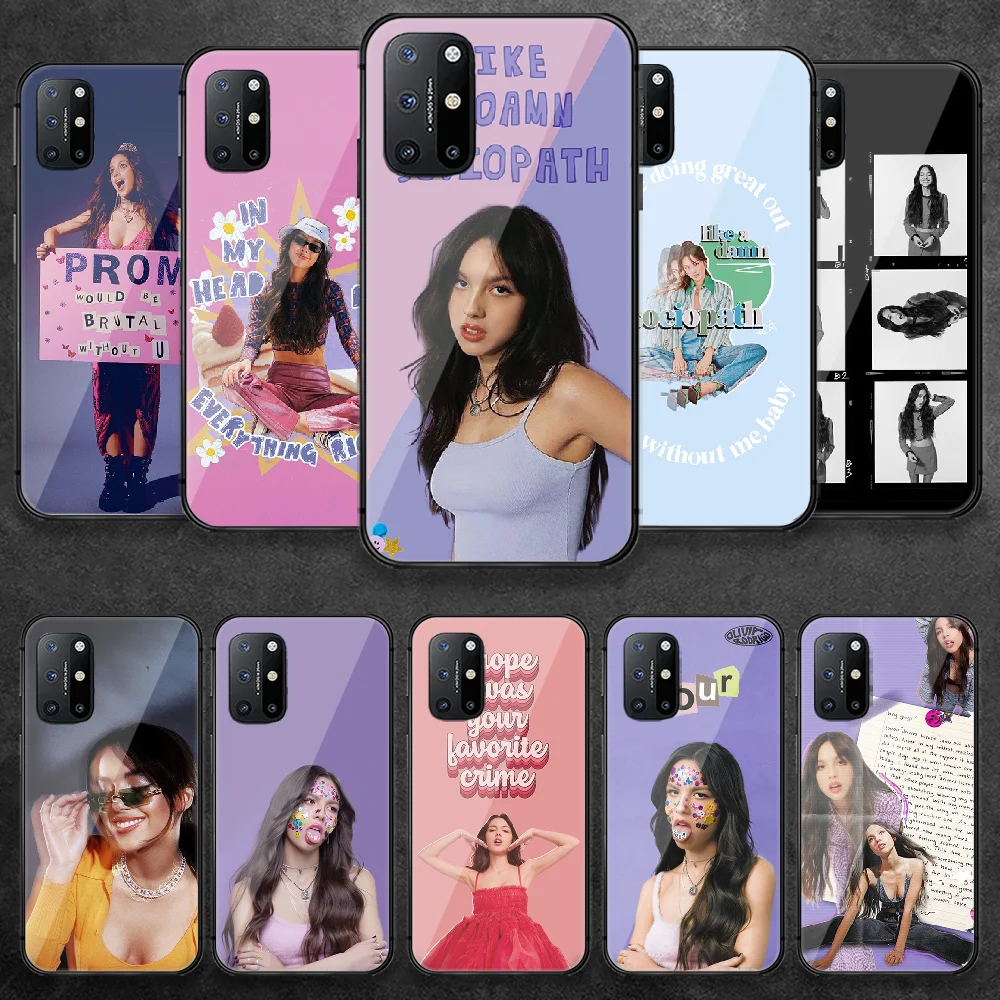 

Olivia Sour Rodrigo Tempered Glass Phone Case Cover For Oneplus Oppo Realme A53 Find X 2 3 5 6 7 8 9 T Pro Nord Gt Neo Shell
