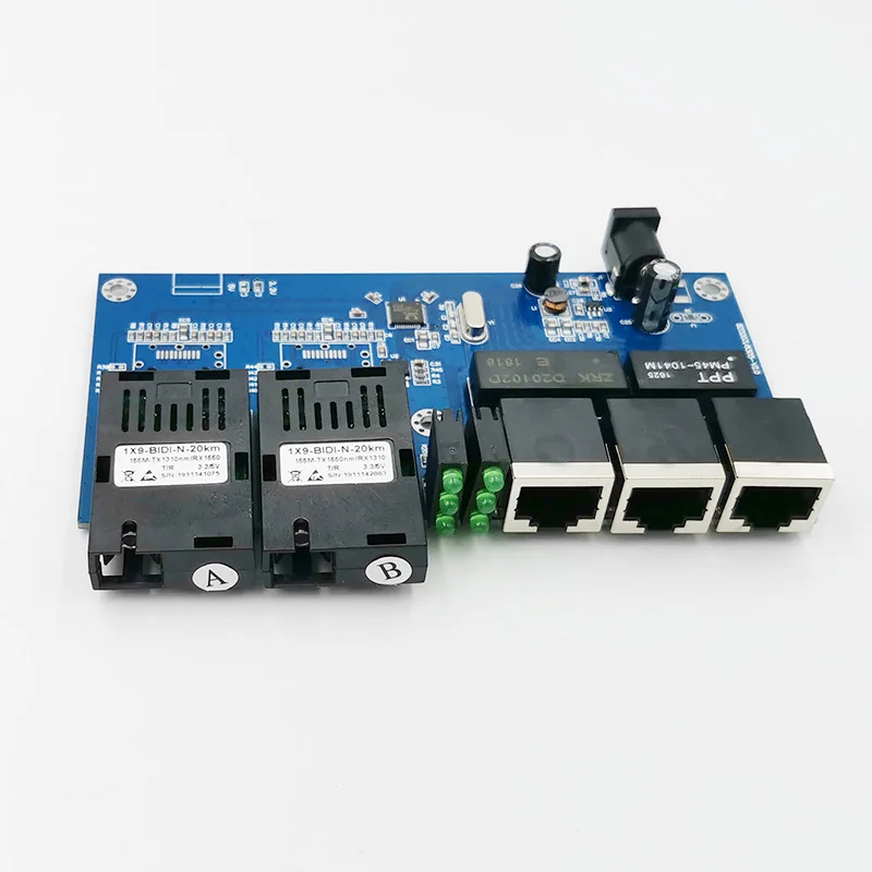 Ethernet-коммутатор 10/100 м с поддержкой быстрой передачи данных 20 км | Безопасность и