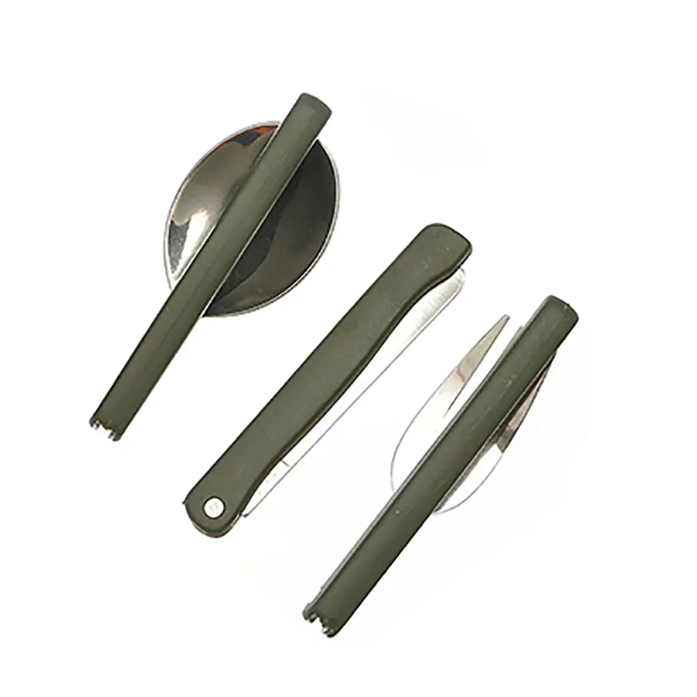 3 шт./компл. портативная посуда столовые приборы набор многофункциональный