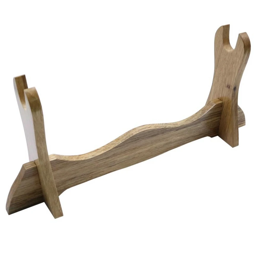 Samurai Sword Katana Wakizashi Tanto Holder Stand Display 1 Layer Real Wood | Decorative Shelves/Display Stands