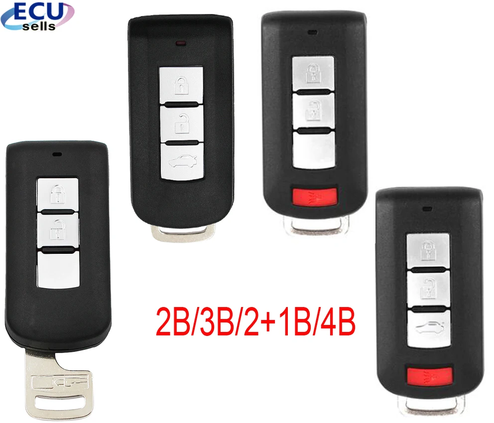 Сменный Чехол для дистанционного автомобильного ключа чехол Fob 2/3/2 + 1/4 кнопки