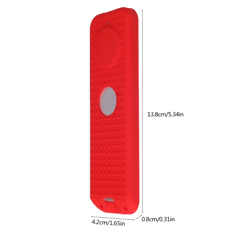 

Shockproof Silicone Case For -Apple TV 4th Gen / 5th Gen Remote Control Dustproof Non-slip Remote Protective Cover with Lanyard
