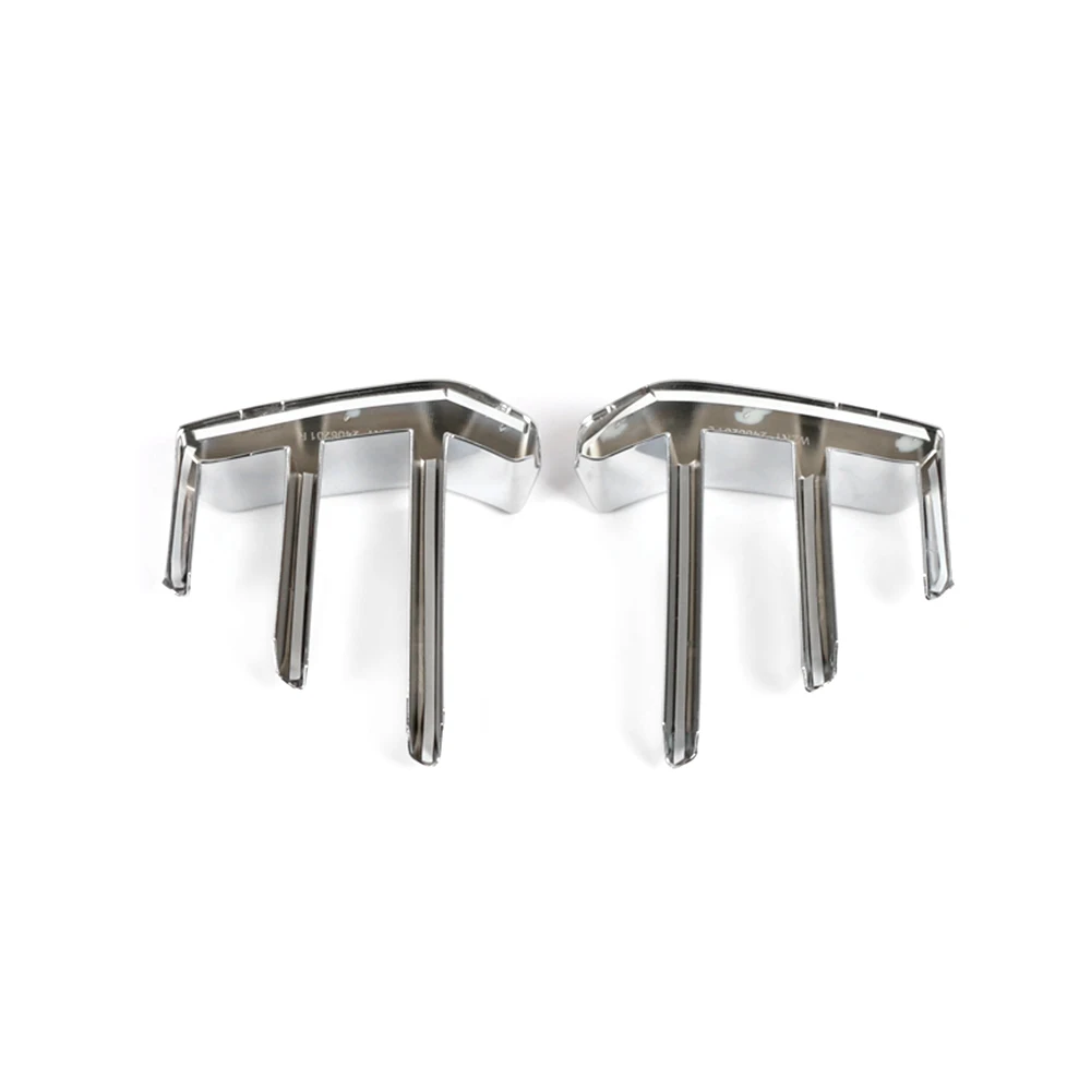 

CARMANGO Car Accessories Front Fog Lamp Fog Light Chrome Cover Trim Sticker Frame Exterior Decoration for Audi Q3 F3 2018-2020