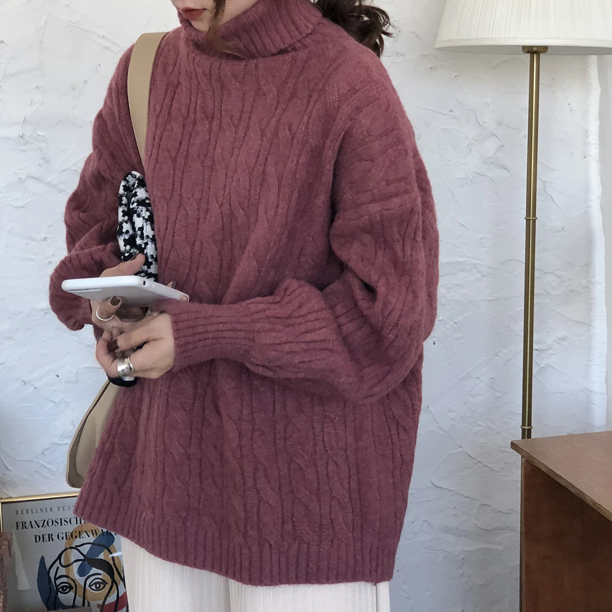 Hzirip Warm Sweaters Women 2020 New OL Long Sleeve Knitted Jumpers Pullovers Women's Jumper Turtleneck Sweater Female | Женская