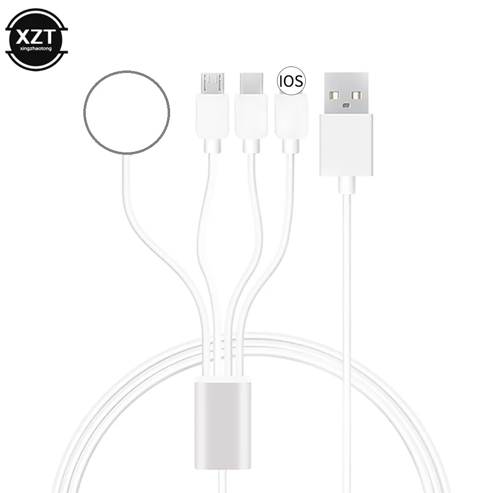 Зарядное устройство для телефонов и часов Micro USB Type-C Android 4 в 1 3 2 зарядный кабель