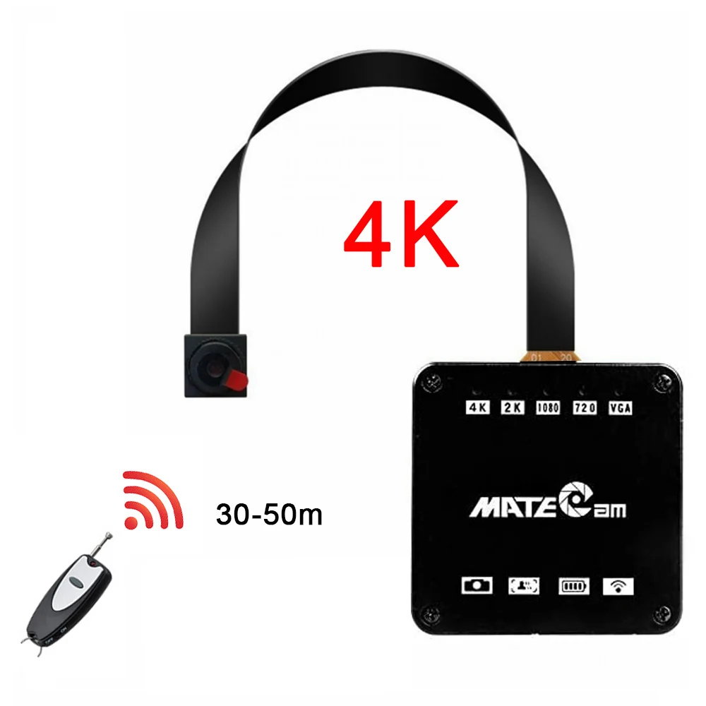 Реальный 16MP 4K Профессиональный WIFI AP P2P Mini 2k модуль камеры Micro DV диктофон DIY