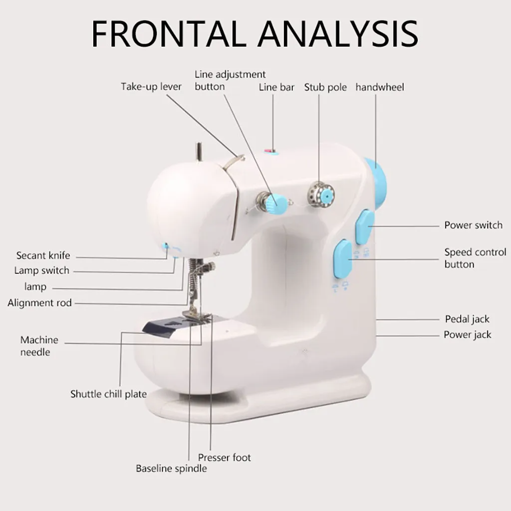 

Portable Household Mini Hand Sewing Machine Free Arm Best Electronic Sewing Machine for Beginners Best Gift For Family