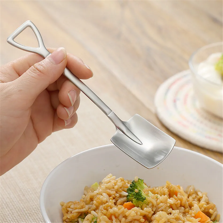 Ложка для чая кофе сахара из нержавеющей стали|Ложки| |