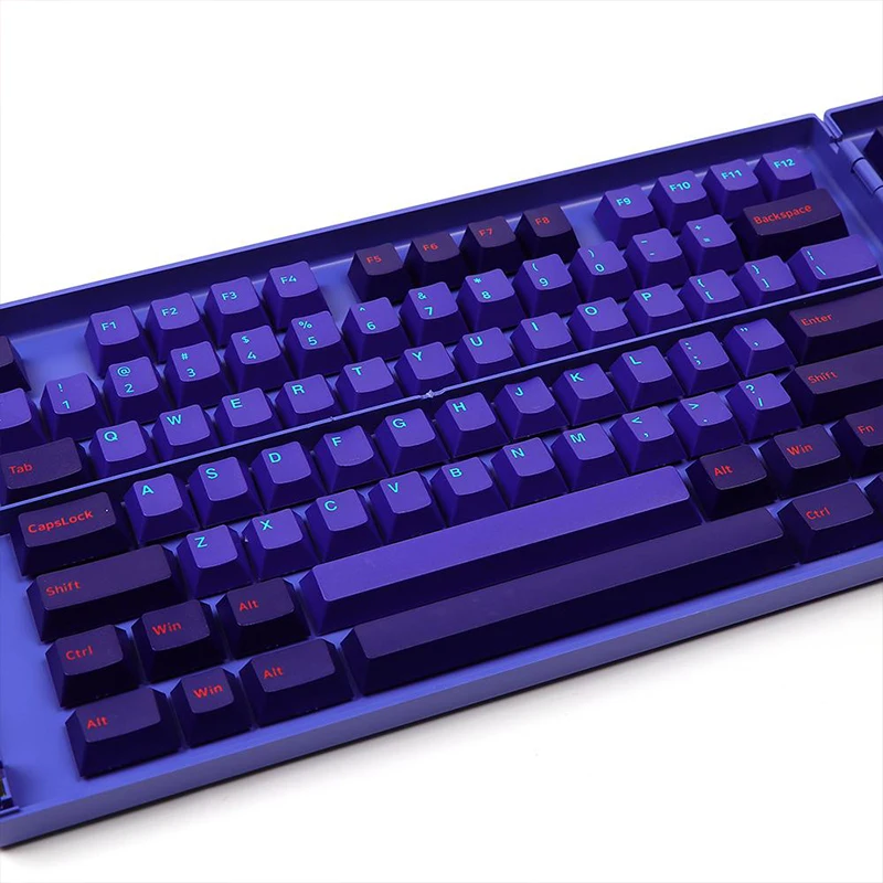 AKKO Neon Full Keycaps Set Cherry Profile PBT Keyboard Keycap Mechanical Keyboard Key Cap Double Shot Compatible MX Switches 157