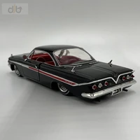 124 diecast car model toy 1961 chevy impala miniature vehicle replica for collection