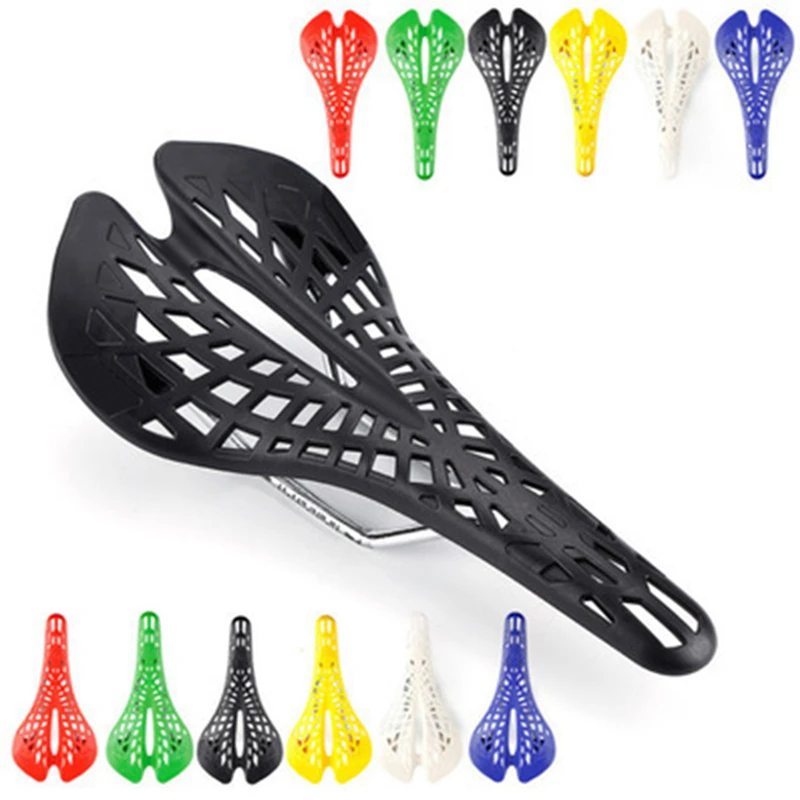 

Hollow Bicycle Saddle Ultralight Plastic Spider Ergonomics Road MTB Saddle Super Breathable Bike Seat Cushion Bicycle Parts