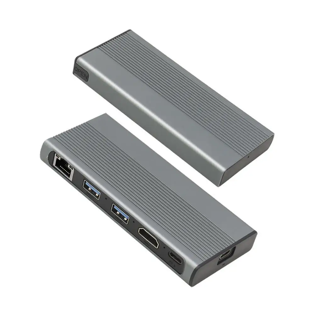 

NGFF Hard Drive Enclosure M.2 NVME/NGFF Hard Drive Enclosure + Type C Docking Station For Macbook SSD Case C Hub