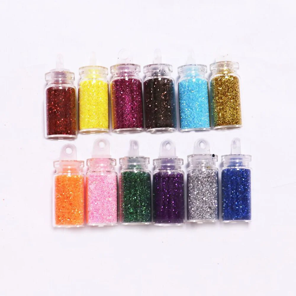 

1 Set of Glitter Kit Assorted Template Semipermanent Glitter DIY Tool