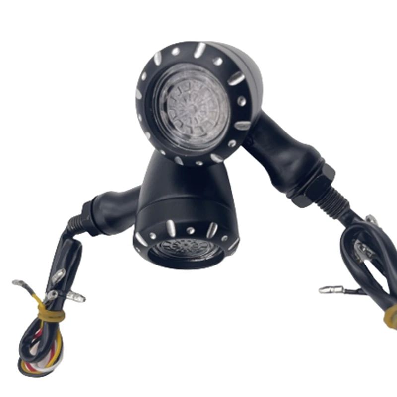 

Motorcycle LED Turn Signal Light Brake Running Lamp Flashing Light Blinker for Cafe Racer Sportste Yamaha