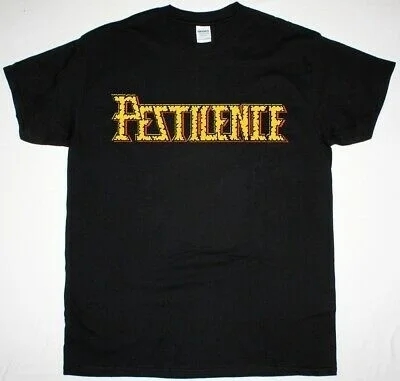 

PESTILENCE LOGO DEATH METAL OBITUARY GORGUTS ASPHYX NEW BLACK T-SHIRT