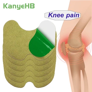 Пластырь от боли в коленных суставах, с экстрактом полыни, от артрита, ревматоидной боли, A176, 6 шт.