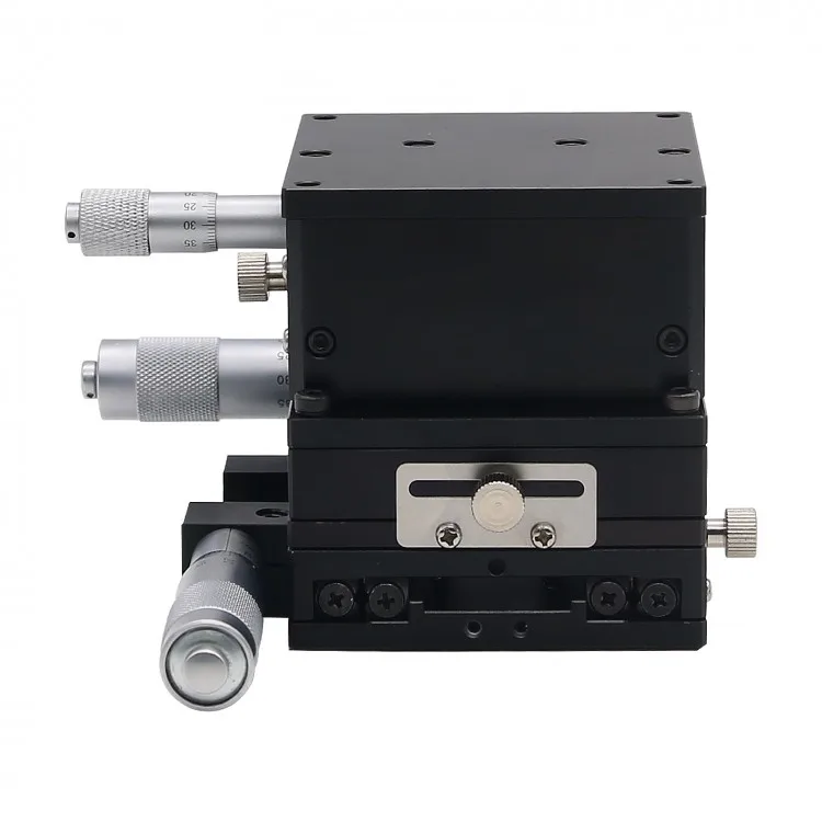 

SEMXYZ-60 XYZ 3-Axis Manual Linear Stage 60x60mm Micrometer Linear Stage withCrossed-Roller Bearing