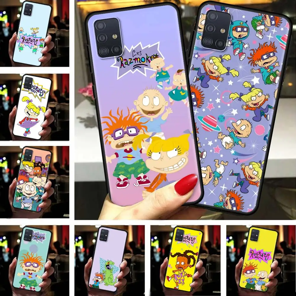 

Cartoon Rugrat Soft Case for Samsung Galaxy A51 A52 A71 A21s A12 A31 A32 A41 A02s A11 M31s M30 M51 Silicone Phone Cover