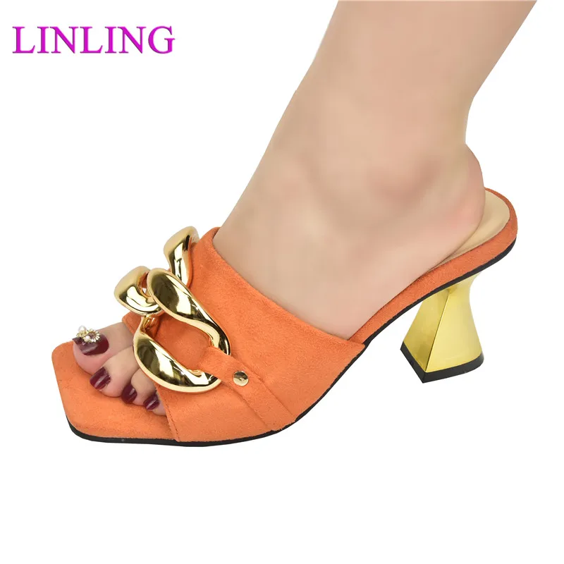 

Nigerian Party Pump Women Luxury 2021 Rhinestone Wedding Party Shoes Hot Selling Italian Style Slingbacks African Women Slippers