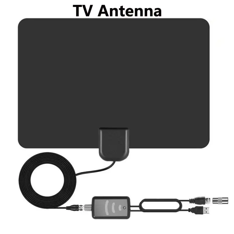 

Мини ТВ-антенна Freeview HD, 960 миль, комнатная цифровая антенна ATSC, стандартный прием сигнала, 4K HD ТВ-Антенна UHF/VHF с усилителем