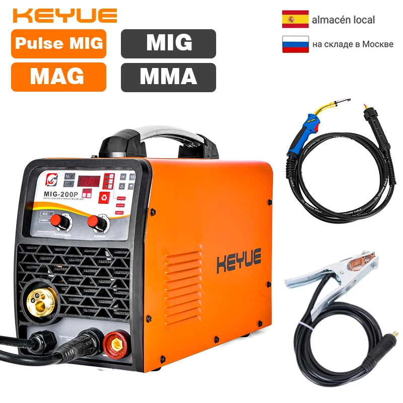 Инверторный импульсный однофазный сварочный аппарат 220 В многофункциональный