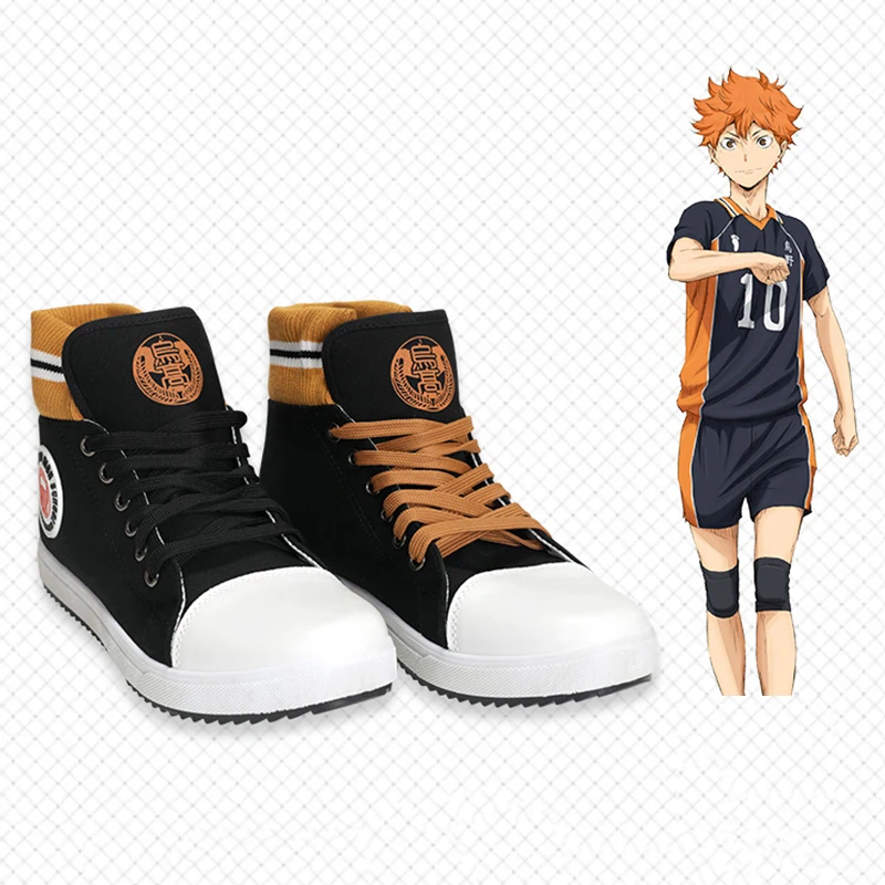 Аниме Haikyu! Обувь для костюмированной вечеринки Хината шойо Парусиновая обувь