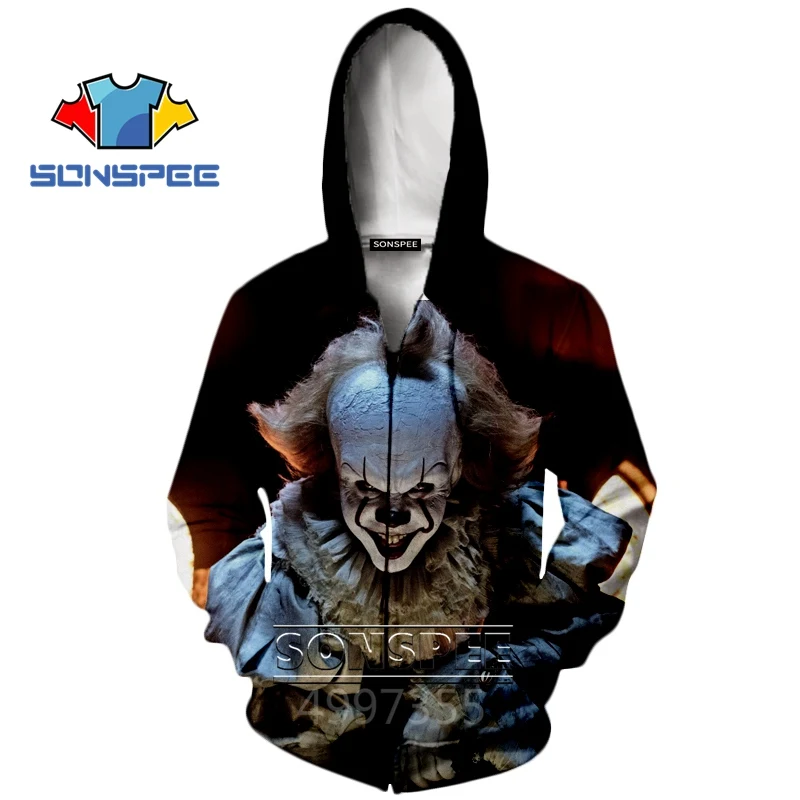SONSPEE Stephen King's It clown Harajuku/футболка с 3d принтом для мальчиков и девочек