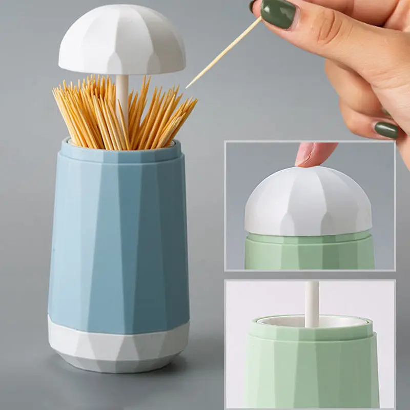 Диспенсер Для Зубочисток дома с грибовидной головкой Автоматическая Подставка