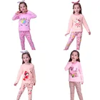 Детская Пижама для девочек, с изображением единорога