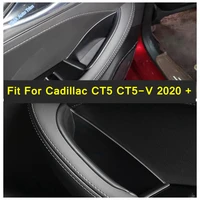 door handrail sort out storage box auto organizer tray interior refit kit accessories fit for cadillac ct5 ct5 v 2020 2021 2022