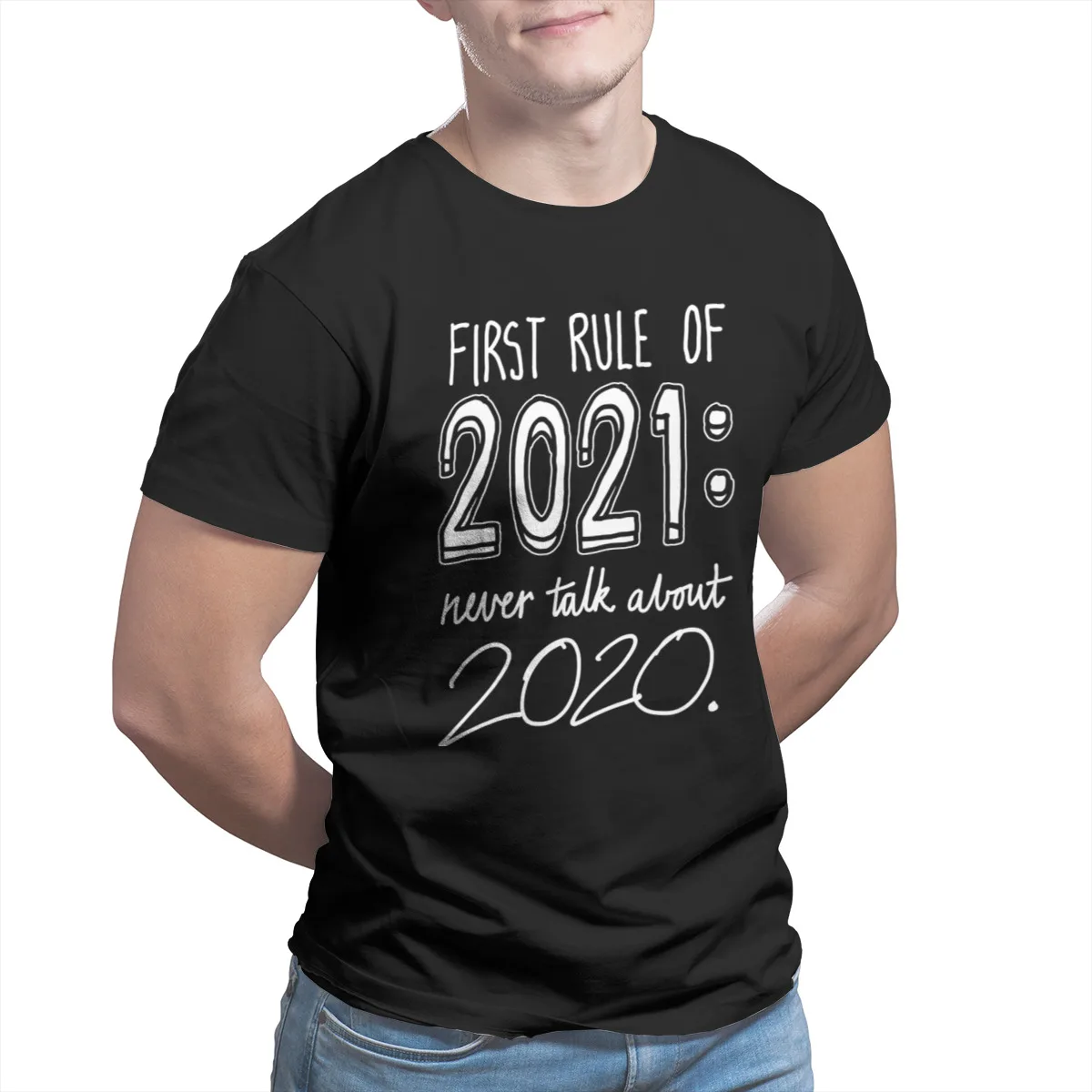 

First Rule of 2021 Essentials Print Games Cute Tops Tshirts 28357