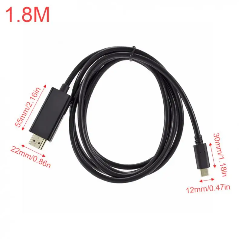 USB C Type к HDMI адаптер 3 1 папа Женский Кабель для ноутбука устройств с портами |