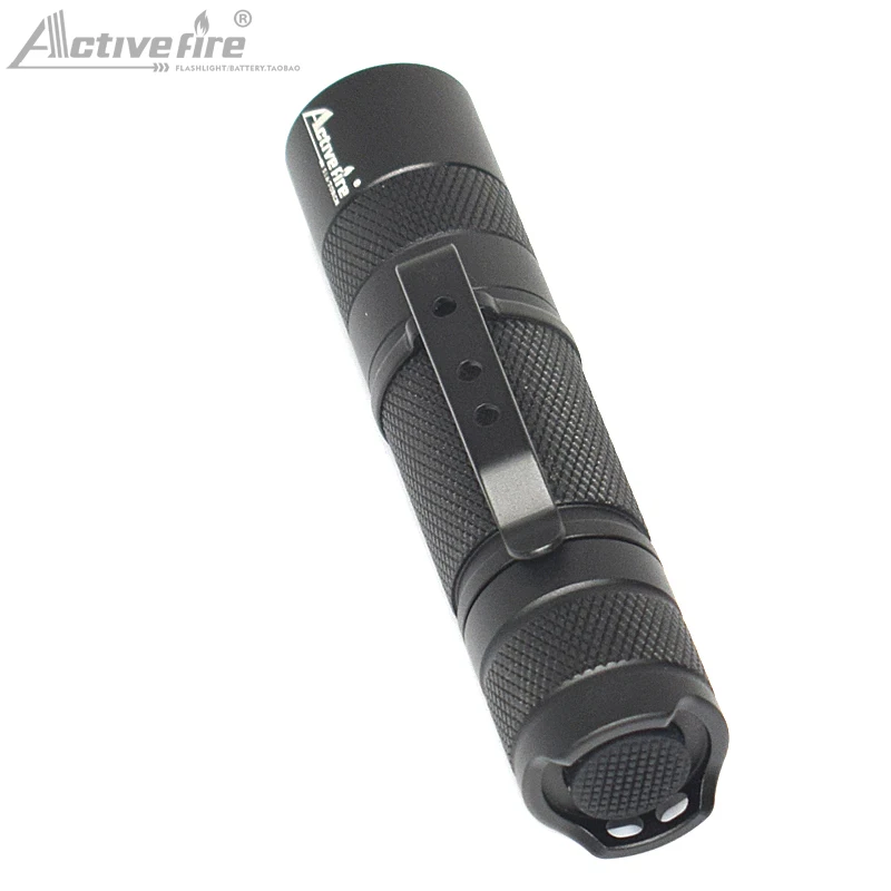 Activefire портативный светодиодный светильник 14500 Мини-светильник для вспышки AA EDC Карманный светильник фонарь Cree XPG2 белый светильник 6500K 1 режим