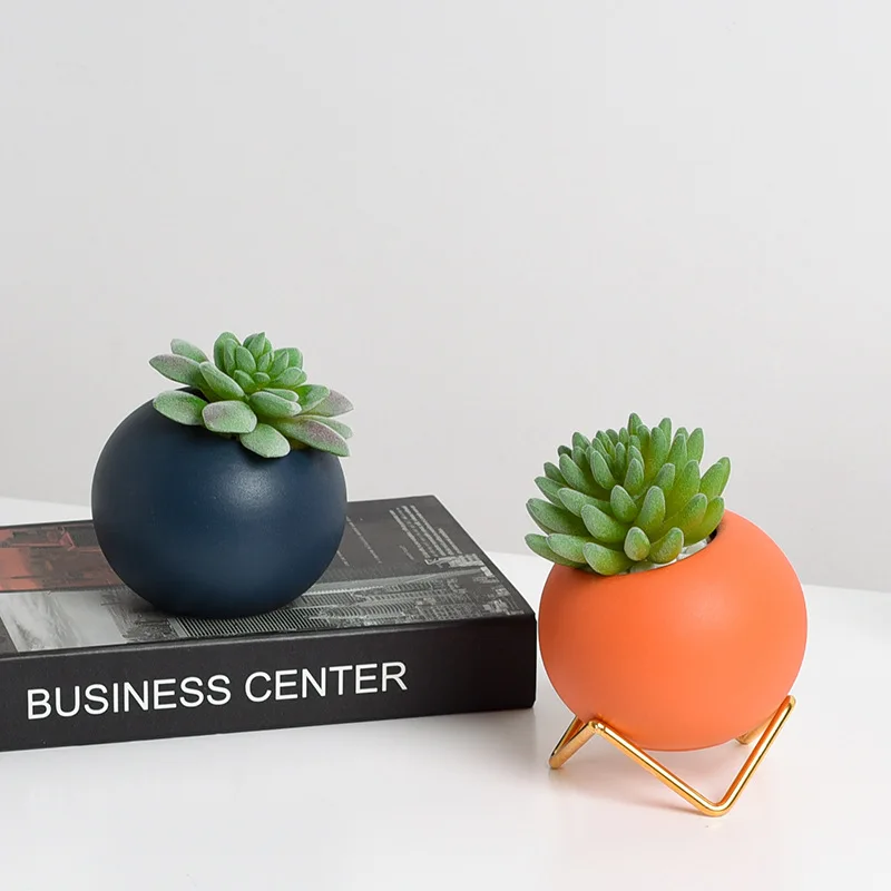 Креативная керамическая ваза для сада современный минималистичный цветочный