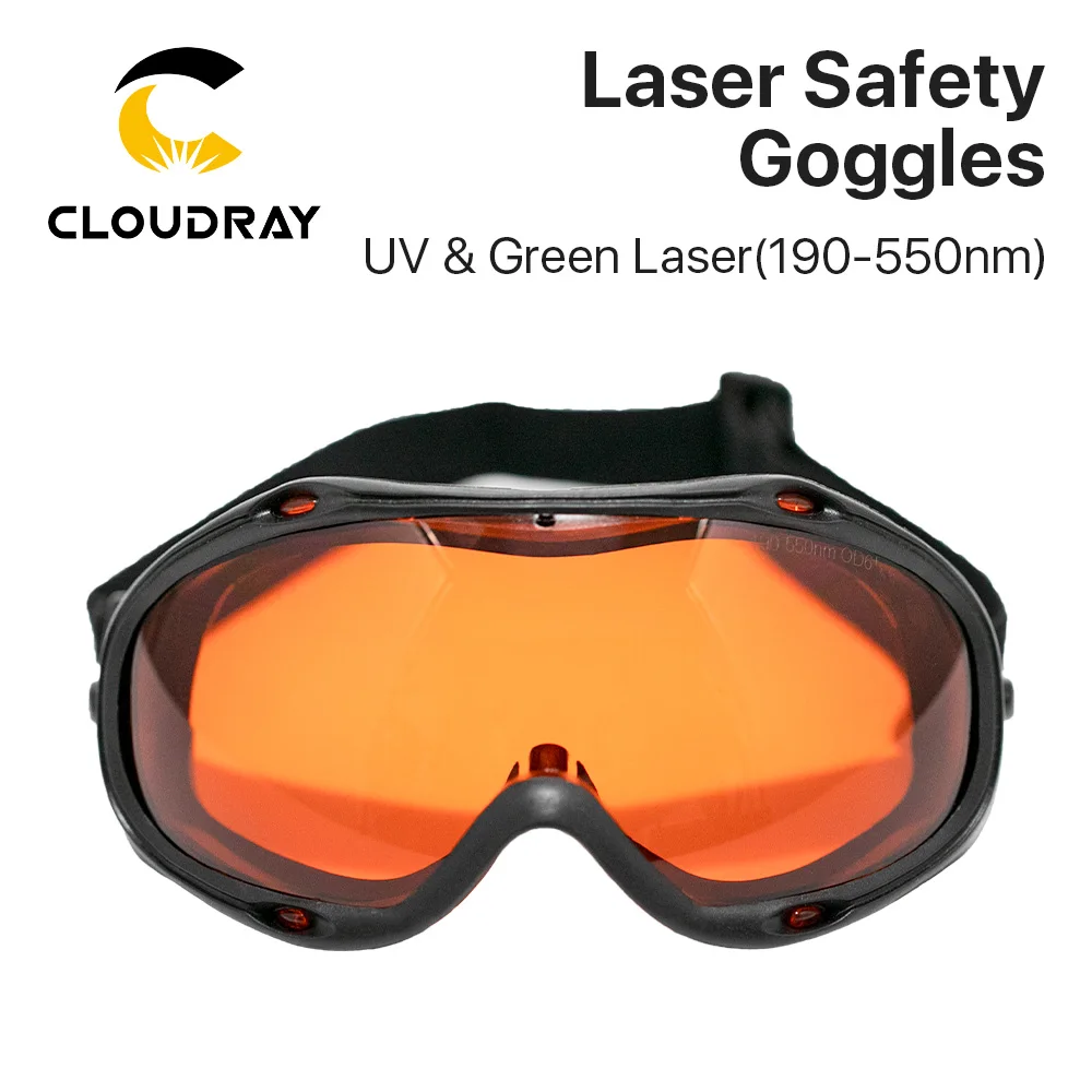 Cloudray 355nm защитные очки с УФ-лазером OD6 + 190-550nm для УФ-лазерной машины - купить по