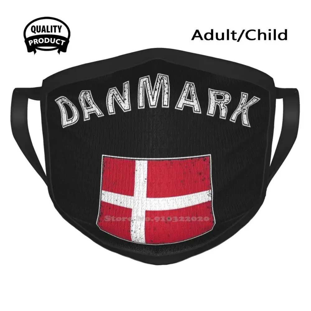 Дания Туризм Маска для лица мягкие теплые маски посетителей Копенгагена и