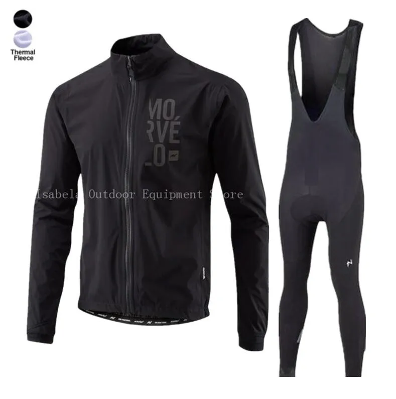 Теплая зимняя флисовая одежда для велоспорта morвело 2020 мужской костюм из Джерси