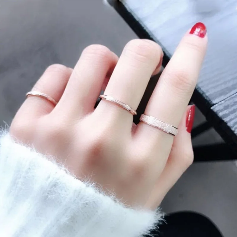 Размер 6 12 высокое качество кольца из нержавеющей стали с крестом Простые Кольца