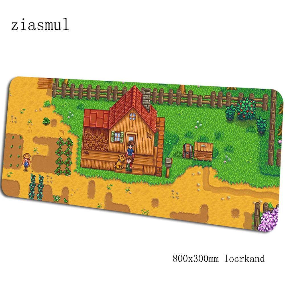 Stardew valley padmouse 80x30 см игровой коврик для мыши с изображением игры HD с узором коврик для мыши геймер компьютерный стол Новое крутое коврик ноутбук с алюминиевым корпусом коврик для мыши ПК - Цвет: pattern 1