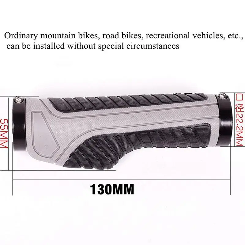 Рукоятки для велосипеда эргономичный наконечник крепкое крепление оба конца