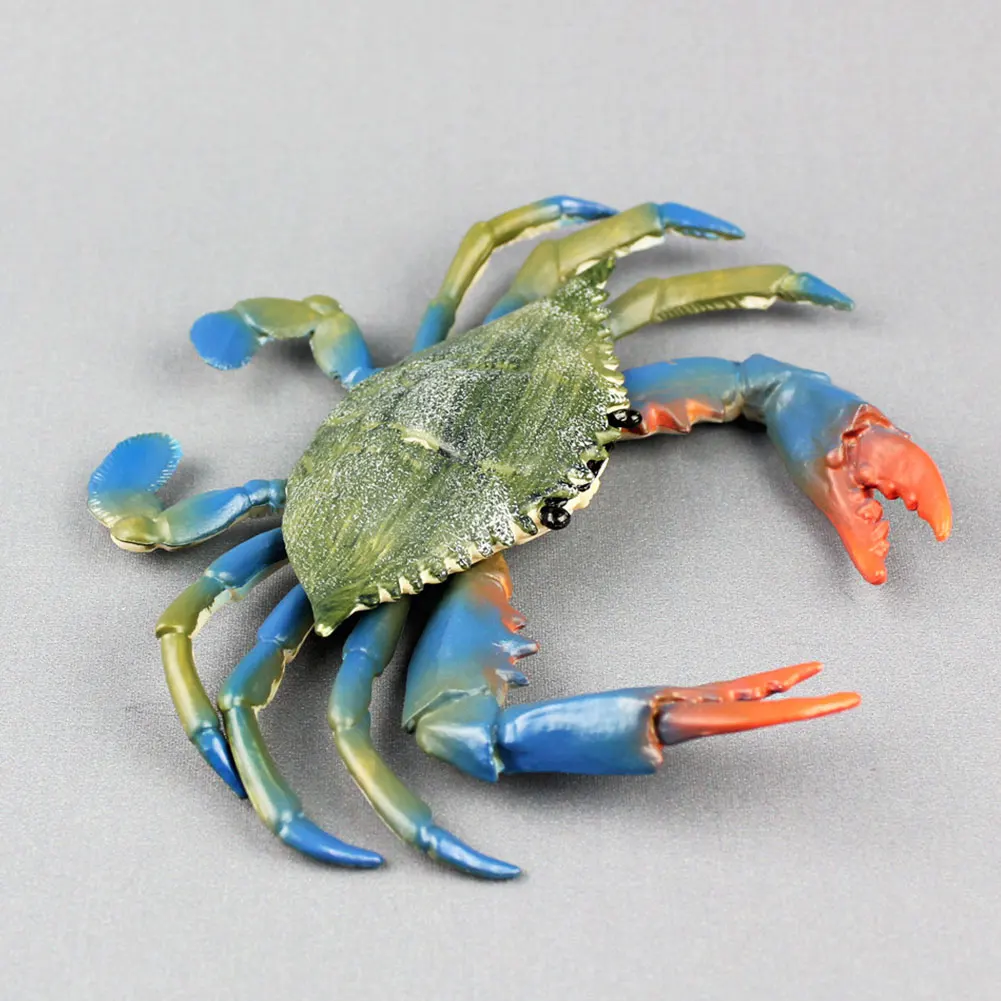 

Child Learning Figure Plastic Realistic Solid Decoration Home Simulation Crab Sea Animal Model Collection Educational Toy Gifts