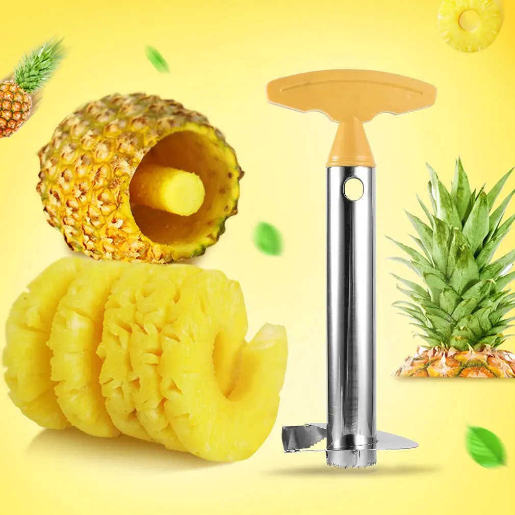 Stainless Steel Pineapple Peeler Cutter Slicer Corer Peel Core Tools Fruit Vegetable Knife Remover Blades Gadget Kitchen | Дом и сад