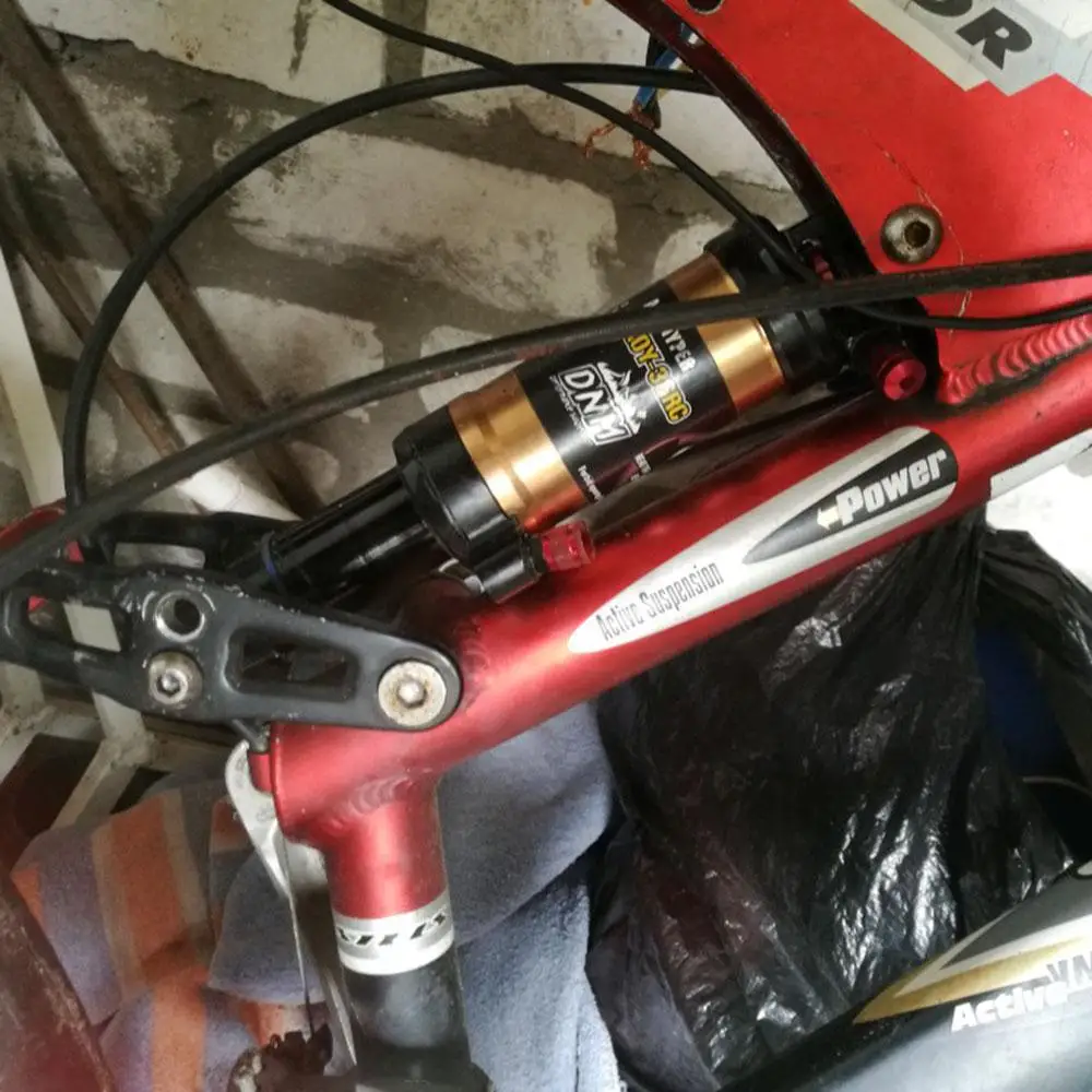 DNM AOY-36RC MTB велосипеда мягкие из шифона и удлиненным шлейфом воздуха задний амортизатор/подвеска 165/190/200 мм Аксессуары для велосипеда для AM/XC горный велосипед