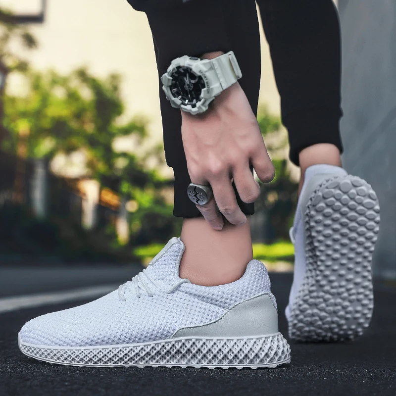 Shoes Men trainers Fashion big Size 45 46 Sports Sneakers Casual chunky new sale cushion Lightweight tennis Jogging 2019 Breath | Обувь