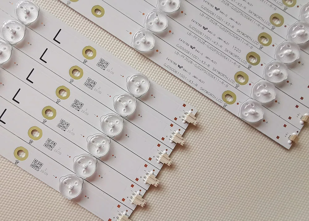 12 шт. светодиодный компл. Светодиодная лента для подсветки LC 50LB370U 50PFK4509 50PFH5300 50pfk4009