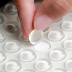 100 шт., самоклеящиеся силиконовые накладки на дверь шкафа